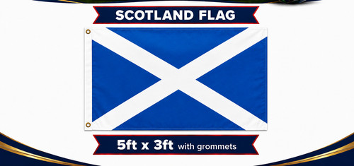 Scotland saltire flag 5x3ft - flag,