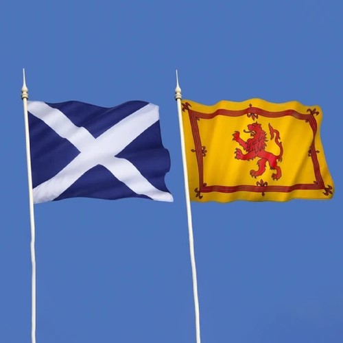 Scotland flag bunting - flag,