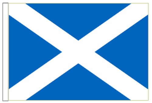 Scotland sleeved courtesy flag - scotland,