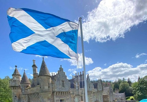 Scottish flag various sizes - scottish,